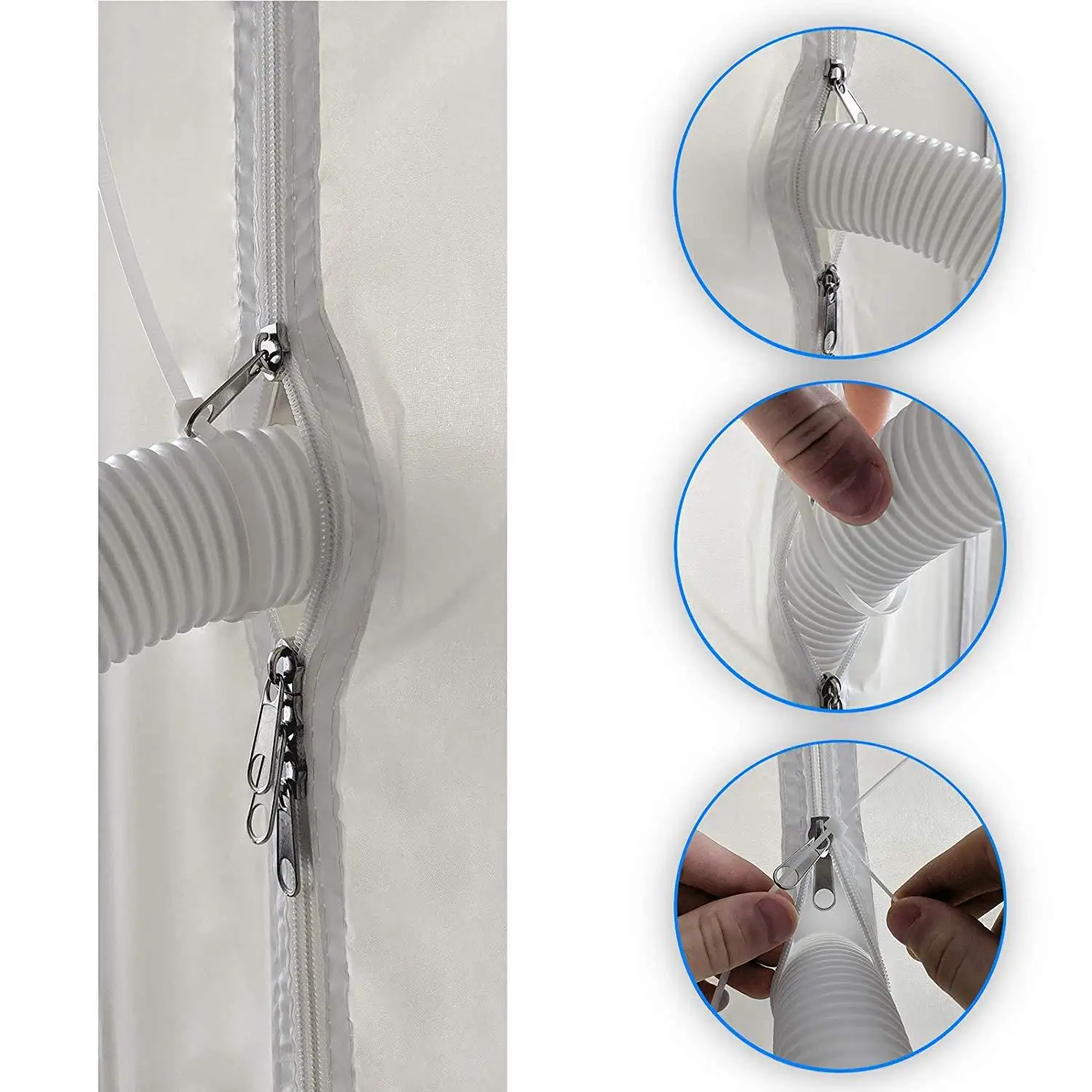 

400CM Mobile Air Conditioning Soft Baffle Window Seal For Air Conditioner Exhaust Tools for All Mobile Air Conditioning Units