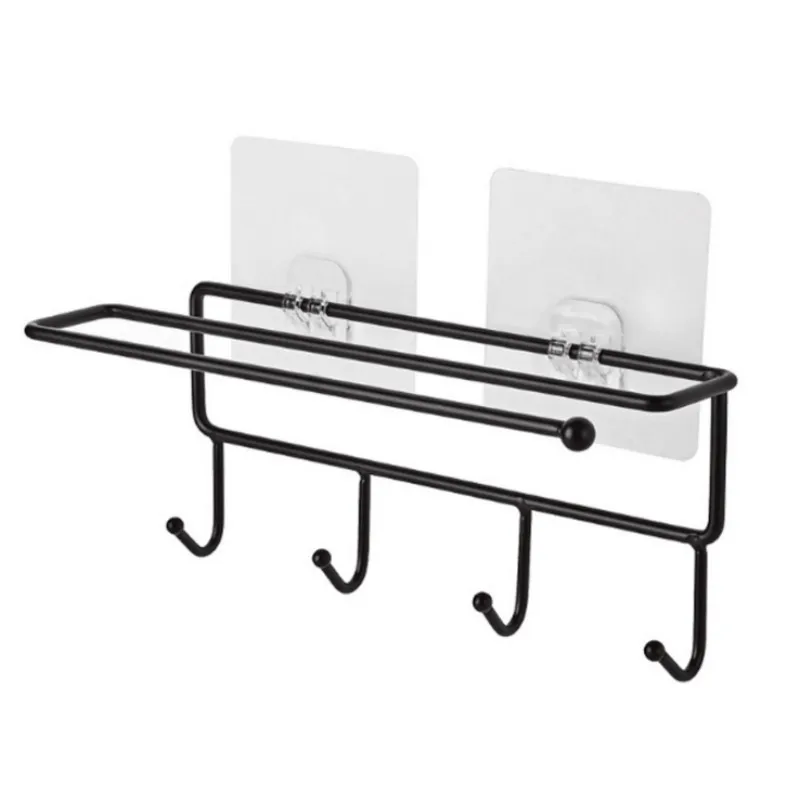 Беспробиваемая креативная кухонная ложка стойка для лопат настенный держатель для ванной комнаты настенный кухонный стеллаж для хранения вешалка для полотенец крючок WF30111001