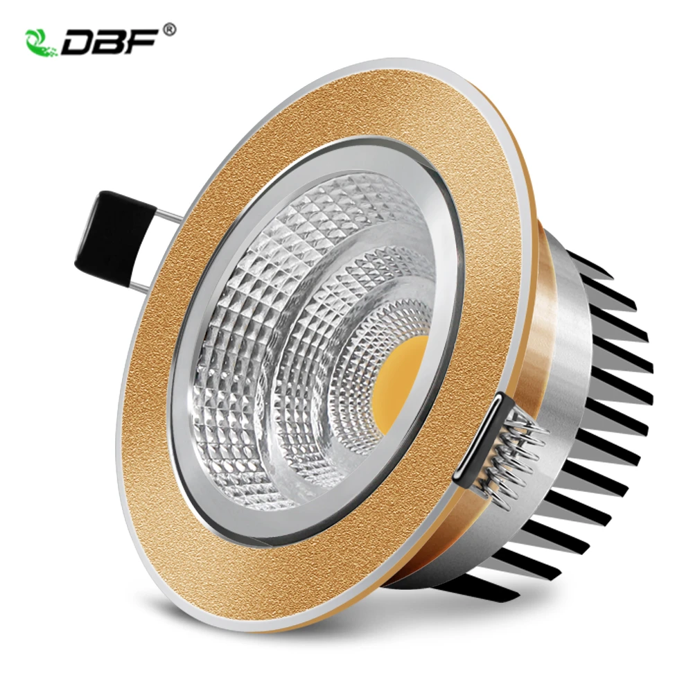 

LED Recessed Downlight Dimmable 5W 7W 10W 12W Dimming LED Spot light led Ceiling Down Lamp AC 110V 220V for Home indoor lighting