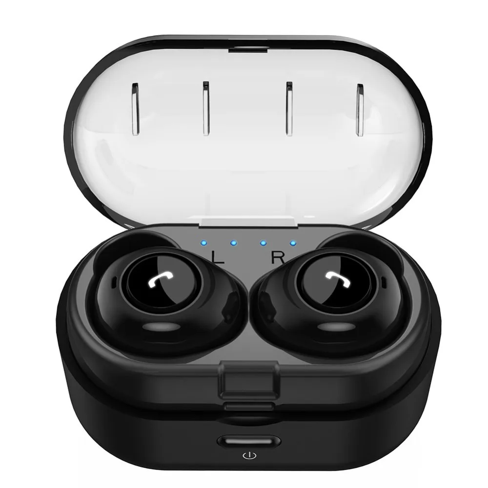 Bluetooth наушники TWS V5.0 водонепроницаемые беспроводные стереогарнитура с двойным