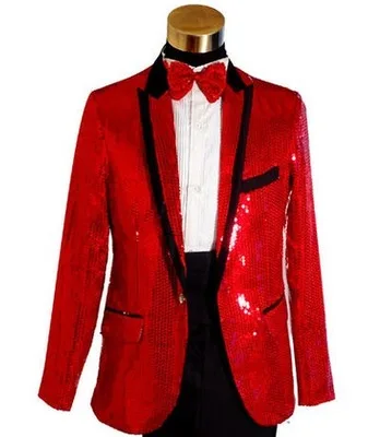 paillette male master Sequins Dresses Stage Costumes Men terno Suit MC Host Clothing Singer Suits & Blazer show jacket outerwear