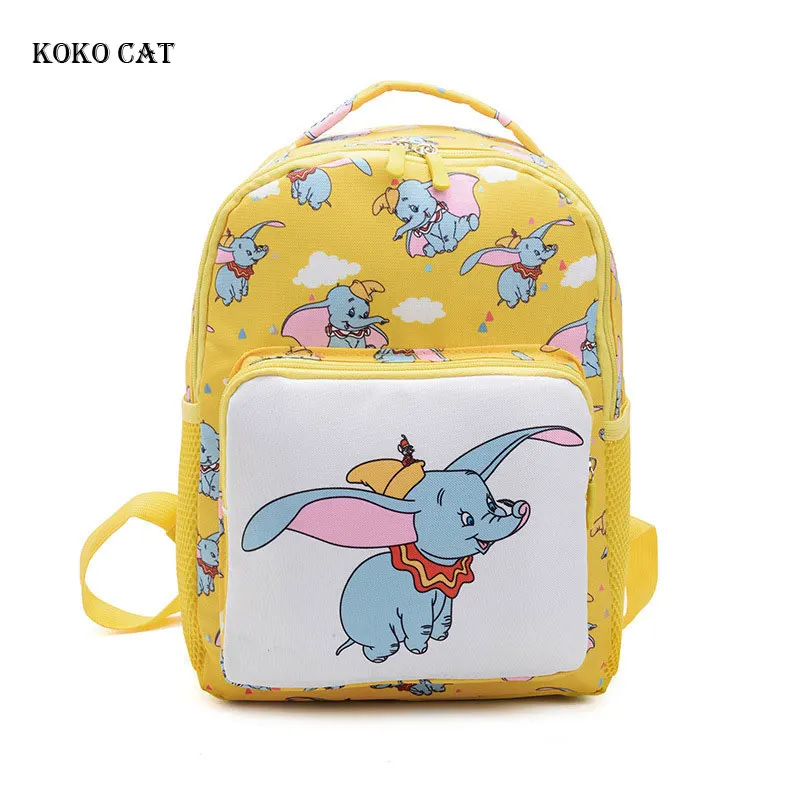 

Cute Cartoon Dumbo Baby Safety Harness Backpack Kid Anti-lost Bag Children Toddler Kindergarten School Bag for Girls Boy Mochila