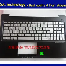Wellendorff Новая/оригинальная Подставка для рук для ASUS N550 N550JV N550JK EUR Европейская клавиатура верхняя крышка с подсветкой корпуса