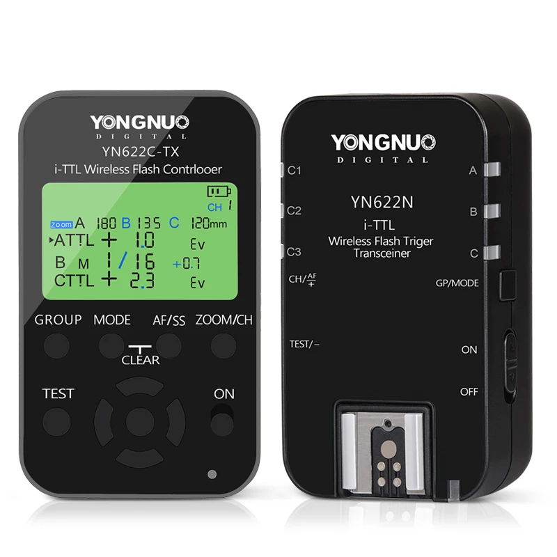 Yongnuo YN622N-TX контроллер передатчика+ YN622N приемопередатчик приемник беспроводной i-ttl вспышка триггер Комплект для Nikon YN968N