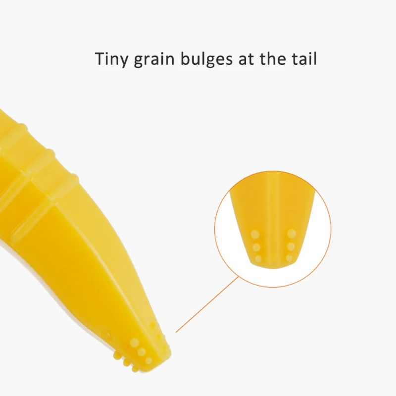 Милая Детская обучающая Мягкая Силиконовая зубная щетка Детская мультяшная Банановая молярная уход за полостью рта Милая Успокаивающая