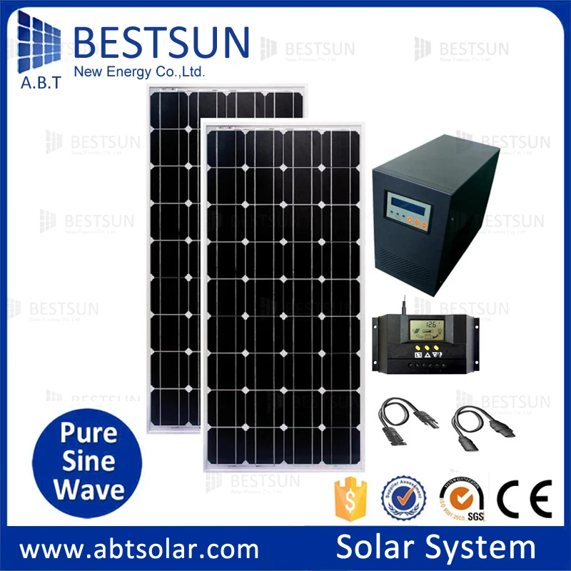 800W Roof top solar panel system, solar panels for apartments with