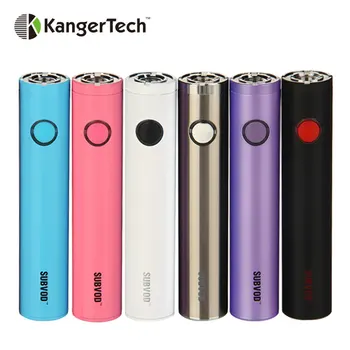 

Original Kangertech SUBVOD 1300mAh Battery USB Pass-through Function &Short Circuit Protection Suit for TOPTANK Nano Atomizer