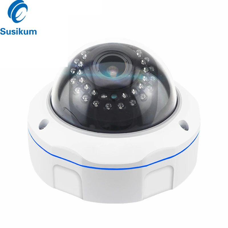 

5MP 2.8-12mm Varifocal Lens 48V POE IP Camera Vandalproof P2P ONVIF 5Megapixel CCTV Security Surveillance Dome Camera