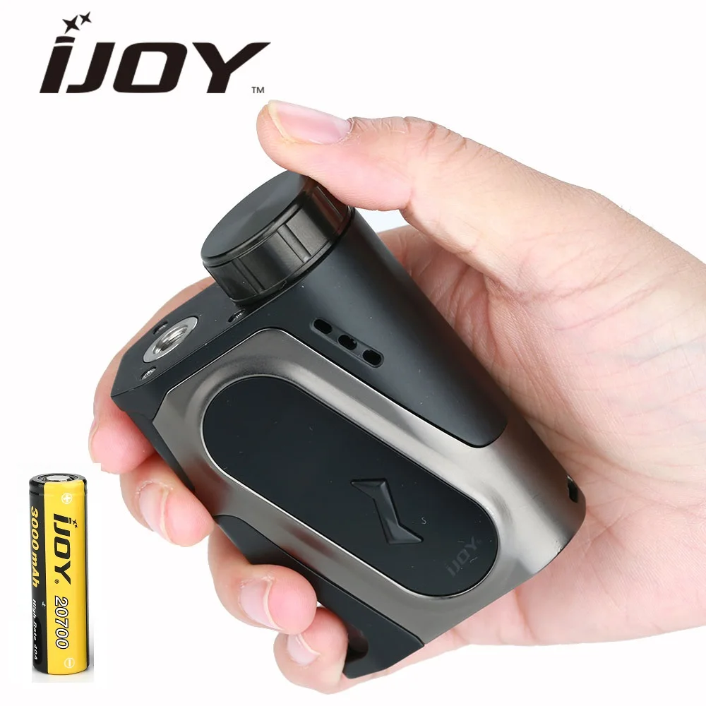 

Original IJOY CAPO 100W 20700 Squonker MOD w/ 3000mAh 20700 Battery Max 100W Output Long Time Electronic Cigarette Vape Box Mod
