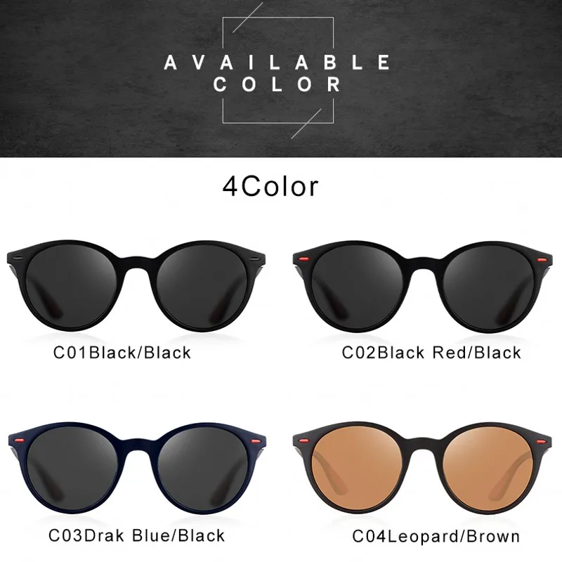 HDSUNFLY дизайн для мужчин и женщин классический ретро заклепки поляризационные солнцезащитные очки легкий дизайн лучей круглая рамка UV400 защита De Sol