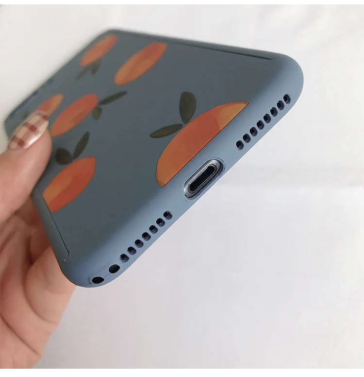 360 градусов Полная защита Жесткий ПК чехол для iPhone 5 5S SE 6S 7 8 Plus X XR XS Max милый