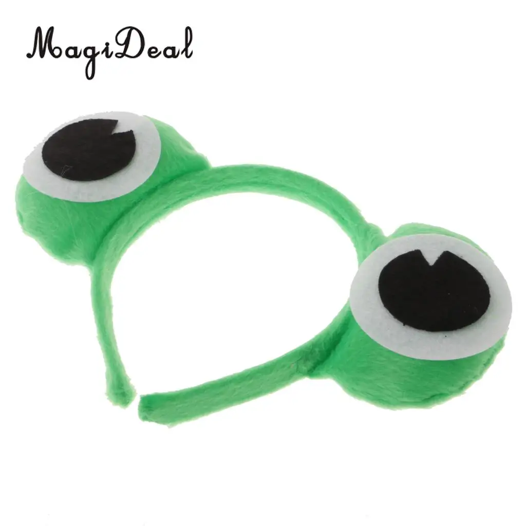 MagiDeal Bachelorette Novelty Frog Style Headband Fancy Dress Animal Toad Constume Girl Night Out Hen Party for DIY Party Decor 