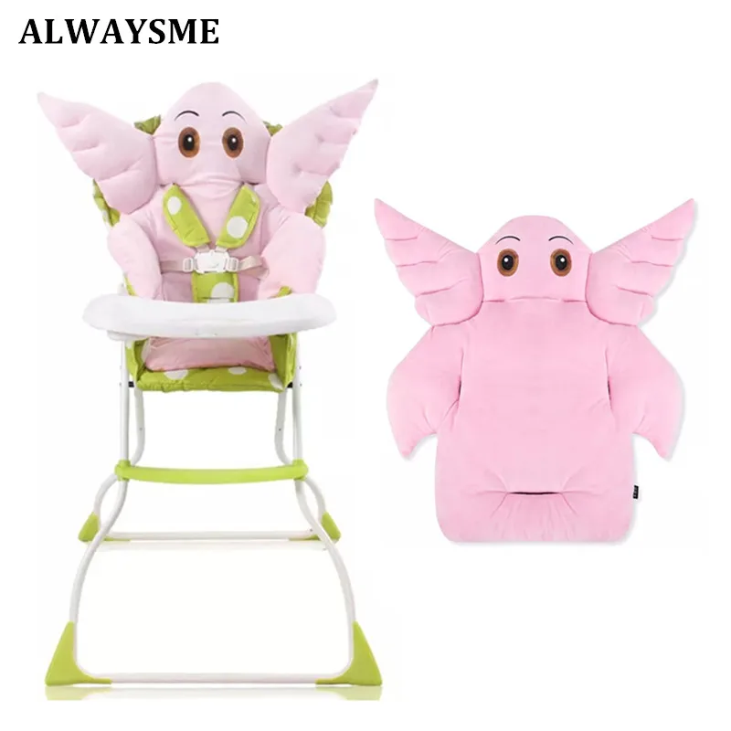 

ALWAYSME Baby Kids Children High Chair Cushion Cover Booster Mats Pads Feeding Chair Cushion Stroller Seat Cushion Beautiful