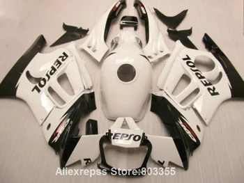 

Moto Fairing kit for HONDA CBR600 F3 95 96 cbr 600 ( White black ) fairings 1995 1996 xl12