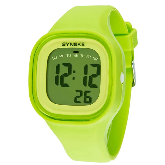 

Fashion Children's Watches Square Simple Design Silicone LED Light Digital Sport Wrist Watch,Kid Girl Men Boy Watches relogios#a