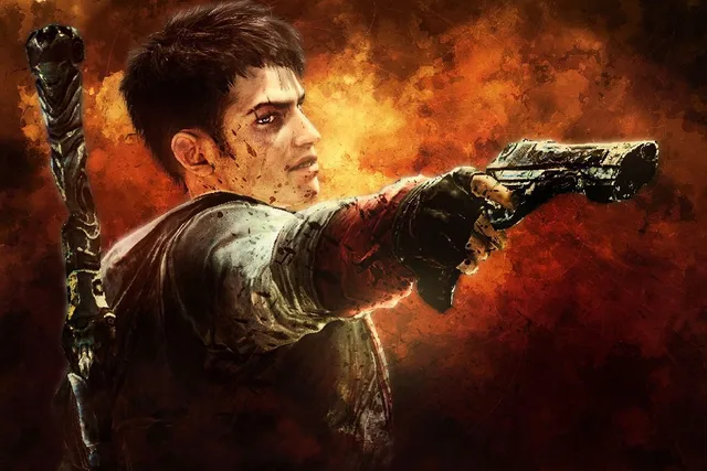 devil may cry 5 game dante poster 12 x18 print silk fabric art wall