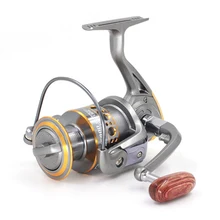 Морские металлическая Спиннинг Рыболовная катушка 13-упорные шариковые подшипники Тип 1000/2000/3000/4000/5000/6000/7000 серии Морская Лодка спиннинг рыболовные снасти