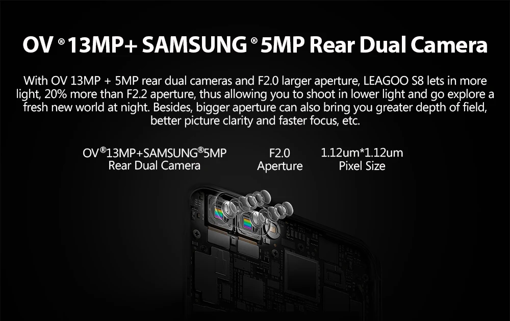 LEAGOO S8 Pro, 6 ГБ, 64 ГБ, 5,99 дюйма, 18:9 дисплей, мобильный телефон, Android 7,0, MTK6757, четыре ядра, две камеры, сканер отпечатков пальцев, ID, 4G, смартфон