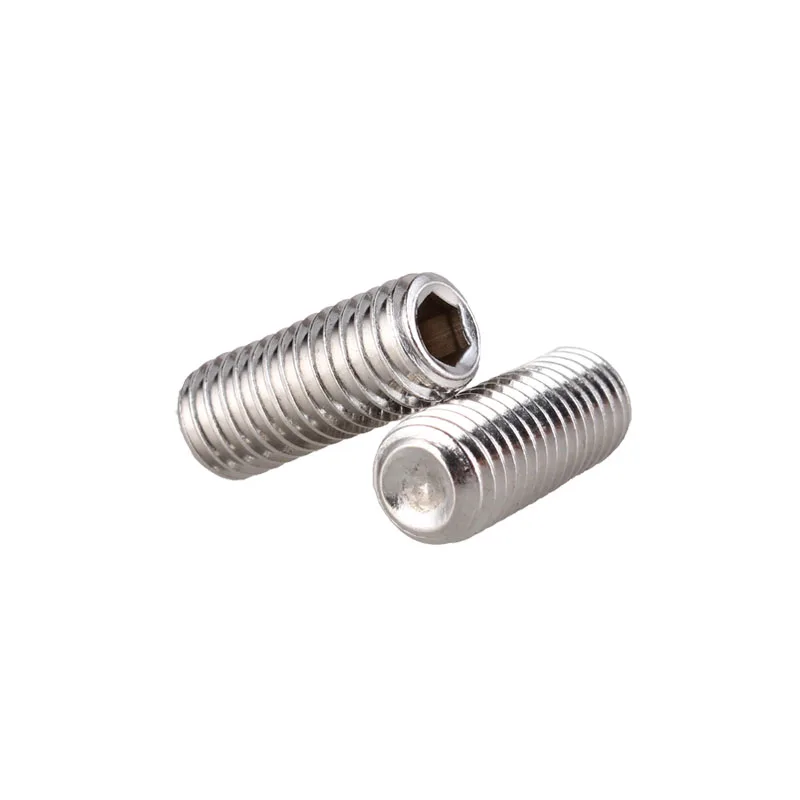10pcs M2M2.5M3M4 Stainless Steel 304 Hexagonal Concave End Fixing Screw Headless Machine Rice Top | Обустройство дома
