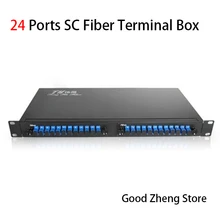 24 порта стойка-крепление утолщение оптоволоконная коробка SC волоконно-оптическая распределительная коробка оптоволоконное распределение