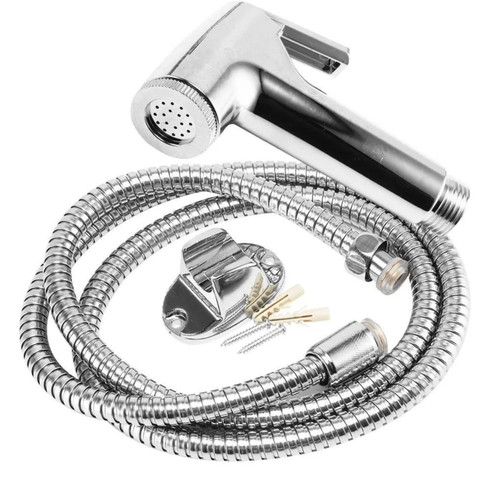 

Stainless Steel Toilet Bidet Tap Set Handheld Shower Bathroom Sprayer Hygienic Shower Spray Gun for Bathroom Bidet Faucet