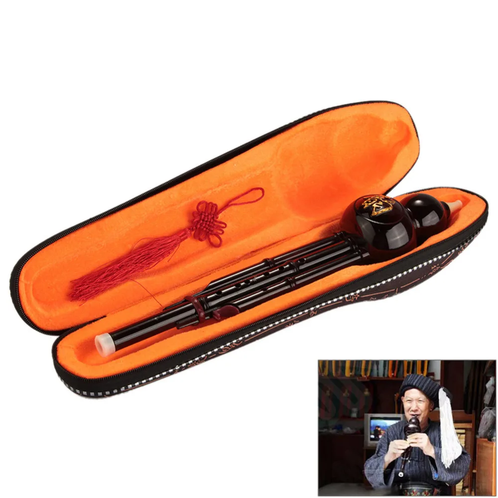 Chinese Hulusi Gourd Cucurbit Detachable Flute C / Bb Key