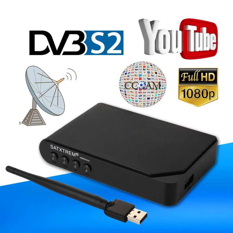 

Wholesale X800 Mini DVB-S2 Satellite Receiver 1080p Full HD SAT Decoder TV YouTube Media Player For Poland Portugal Spain Italy