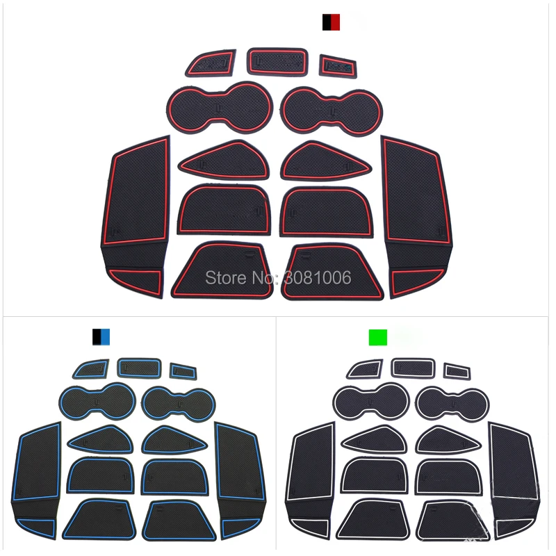 13 шт./компл. для Ford Focus 3 2012 2013 2014 LHD с логотипом в автомобиле стикеры коврик паза