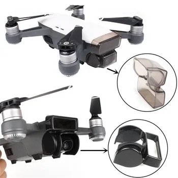 

2 in 1 Accessories kit for DJI Spark Drone, Lens Hood Sunshade, Camera Gimbal Cover Lens Cap Front 3D Sensor System Screen Cover