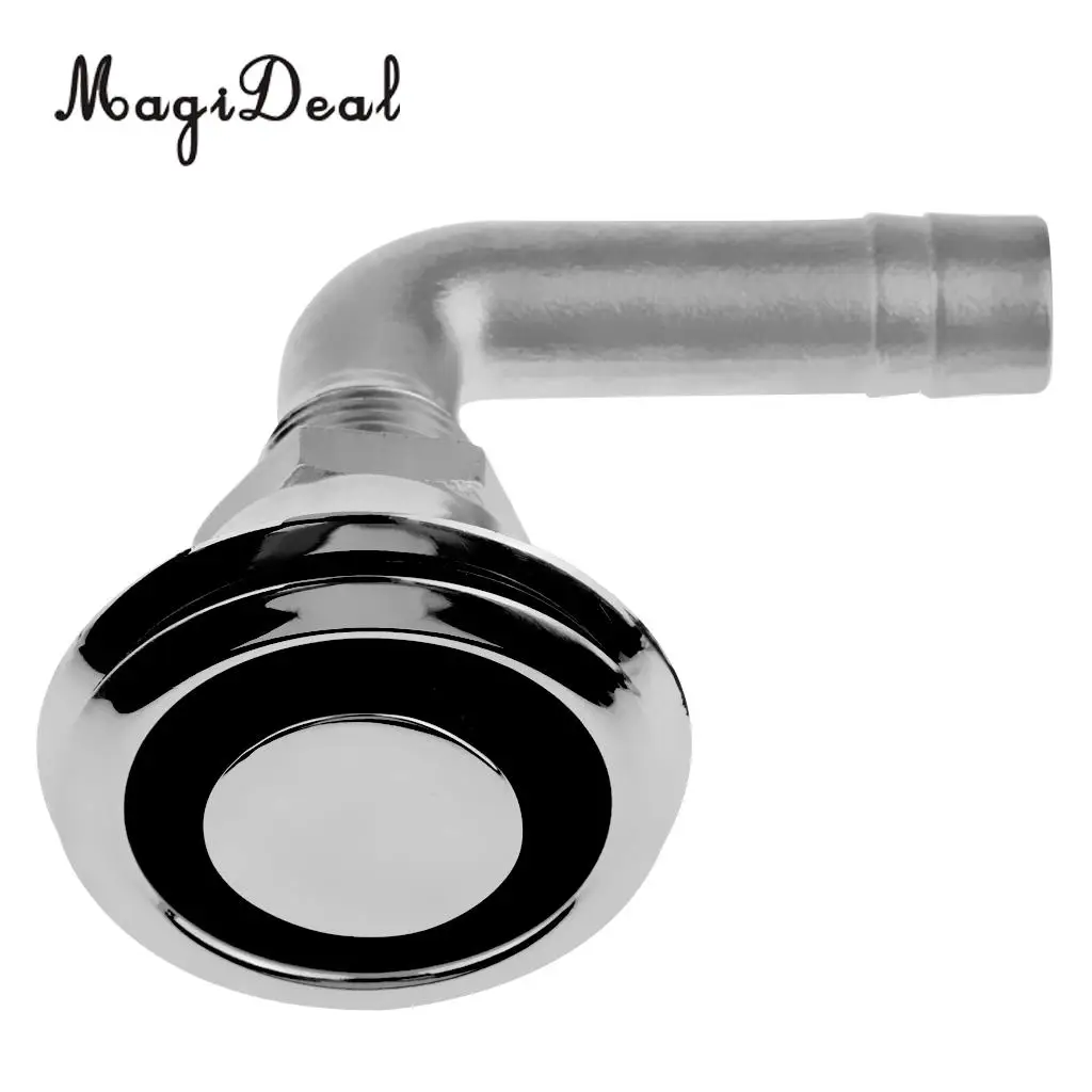 MagiDeal Marine Yacht Hardware 90 Degree 5/8 Inch Boat Flush Fuel  / Water Tank Vent Water Sports Rowing Boats Automotive