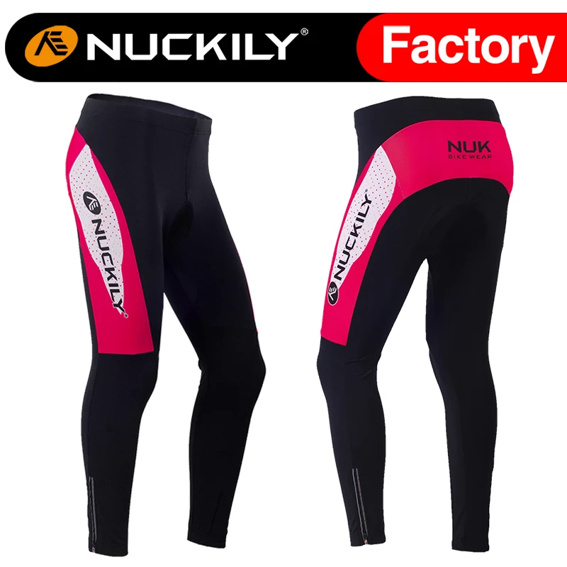 Nuckily Women Fleece Long cycling clothing Winter Bike Tights GF007