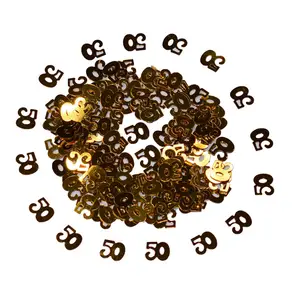 feliz Navidad//Navidad Confeti De Mesa//Dispersión 30 X Brillo Dorado Ho Ho Ho