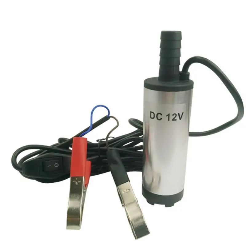 

12V Car Electric Submersible Pump Diesel Fuel Water Oil Transfer Submersible Pump with On/Off Switch Oil Engine Transfer pump