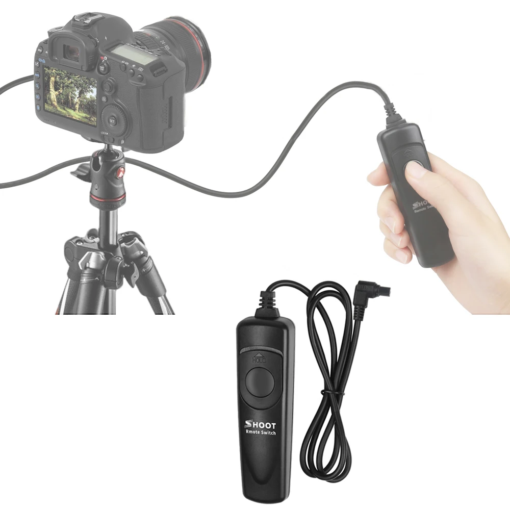 

RS-80N3 Remote Controller Shutter Release Button for Canon EOS 5D Mark II 5D 6D 7D 10D 20D 30D 40D 50D 1D 1DS Shutter Switch