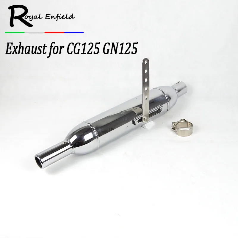 

35.5-42.5MM Universal Motorcycle Exhaust Muffler Pipe Retro Vintage Vertical Case For Harley Exhaust Racing for CG125 GN125