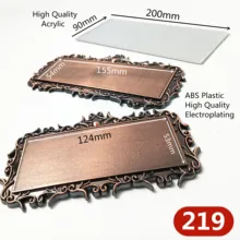 

ABS Plastic/Acrylic Antique Copper Door Plates For Home Gates Hotel Room Personalized House Number Stickers Door Number Sign