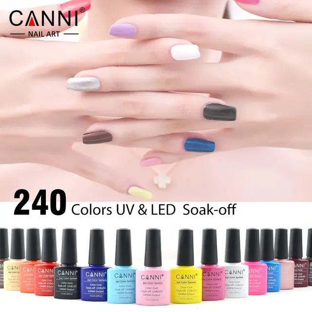 Canni Gel Nail Polish 48colors Per Kit Art New Long Lasting Canni Gel Nail Polish 48colors Per Kit Art New Long Lasting Soak Off
