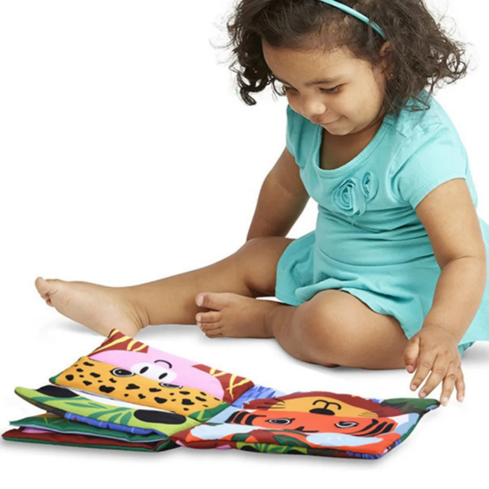 Buy Baby's Animals Faces Matching Games Cloth Book