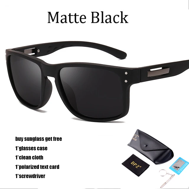 DPZ брендовые дизайнерские Роскошные спортивные поляризационные солнцезащитные очки мужские винтажные негабаритные женские солнцезащитные очки uv400 с коробкой - Цвет линз: 66530 C2