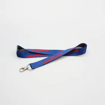 

300pcs 2.0*90cm/2.5*100cm team logo red with white logo Lanyard with Lobster Clasp Fit Key ID Mobile Cell Phon e Keychain