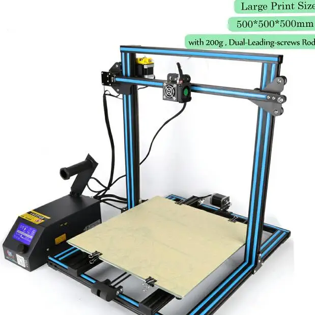 CR-10S 4S 5S 3d принтер DIY kit двойной Z стержня винта prusa I3 Мощность отказ нить накаливания, сигнализация, большой Размеры Creality 3D - Цвет: CR-10 5S with 200g