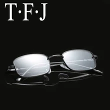 Унисекс пресбиопические очки для чтения Пресбиопия квадратного сплава очки для чтения 1,5 пресбиция Lunettes де Лекция Pour Homme