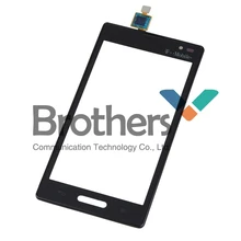 5 шт./партия черный Сенсорный экран планшета Панель по замене с рамкой для LG Optimus L9 P769 T-Mobile с бесплатной доставкой
