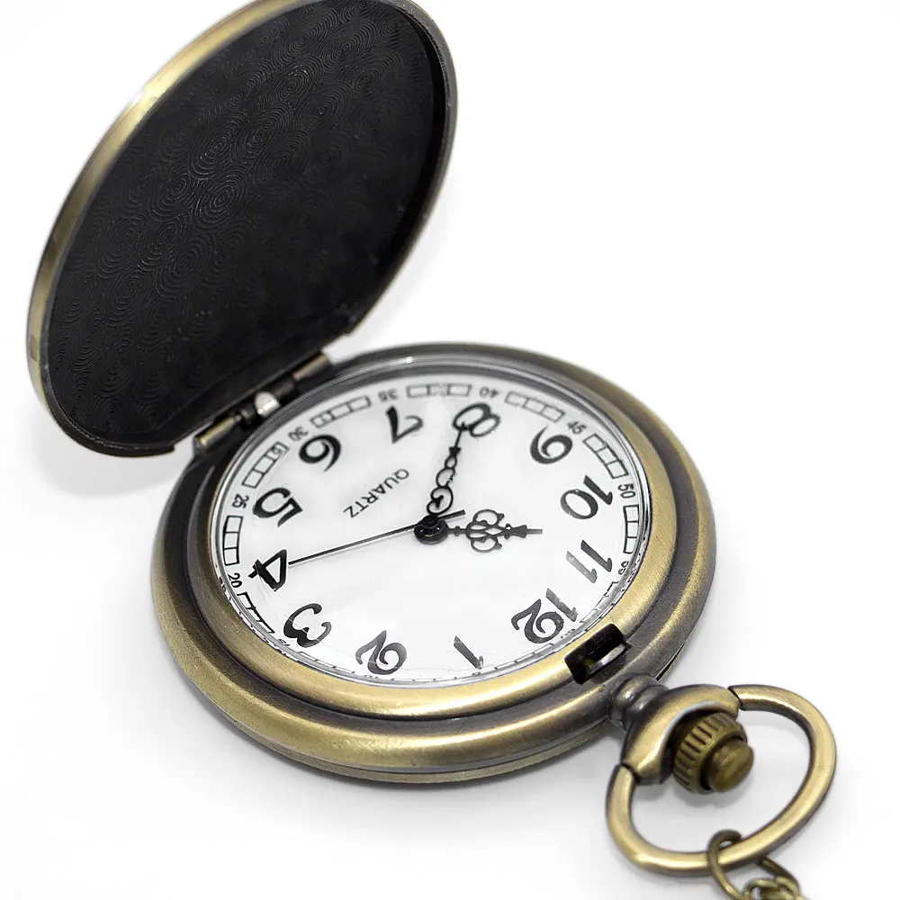Антикварные Бронзовые Дизайнерские мужские кварцевые карманные часы с рисунком льва «To MY SON» с цепочкой для ожерелья лучший подарок для детей TD2191