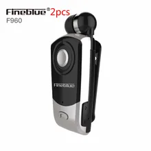 2 шт./лот Fineblue F960 Bluetooth наушники беспроводные наушники гарнитура Auriculares звонки напоминают износ вибрации клип драйвер