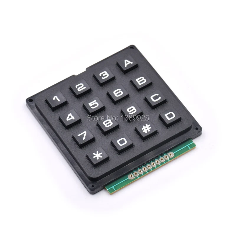 

4 X 4 Matrix Keyboard Keypad Module with 16 Keys 4 * 4 Plastic Keys Switch for Ar-du-ino Controller