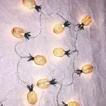 Водонепроницаемый 1,5/3 м светодиодный Винтажный Золотой ананас светодиодный светящаяся гирлянда сказочные огни украшения для дома Новогодние рождественские Вечерние