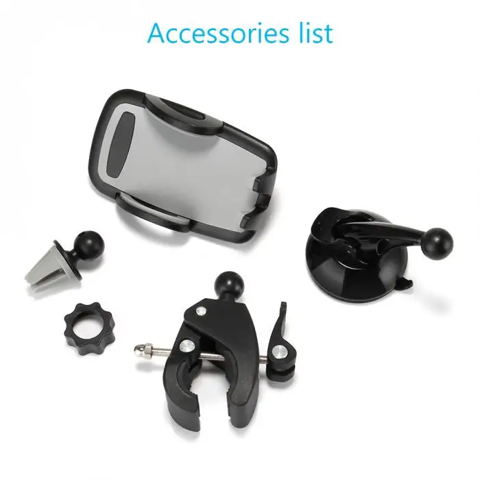 Universal Mobile Phone Car Air Vent Mount Holder Cradle for iPhone 7 7 Plus SE Samsung Galaxy Sony Nexus YAN88