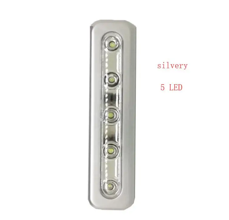 Яркий кухонный шкаф 3-5 светодиодный сенсорный светильник энергосберегающий шкаф потолочный батарейный светильник для автомобиля спальни аварийный ночной Светильник - Испускаемый цвет: C