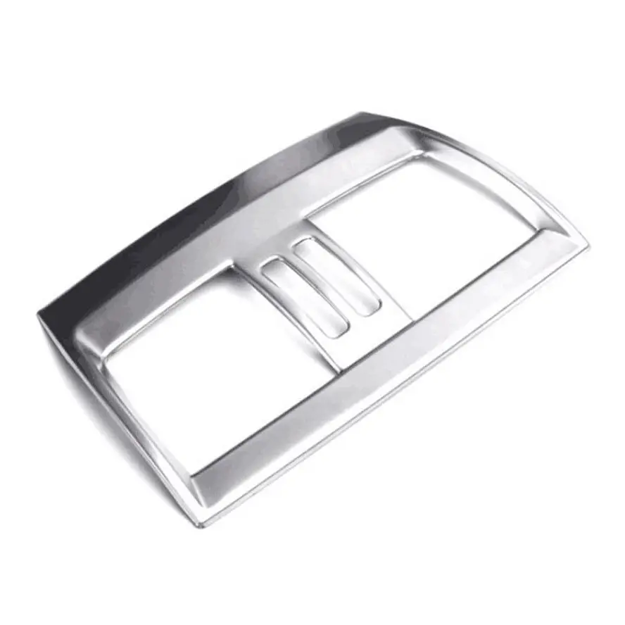 

BBQ@FUKA 1pcs Automobiles accessories Armrest Box Rear Air Vent Outlet Trim Cover For bmw X5 F15 2014 2015 X6 F16 Car styling